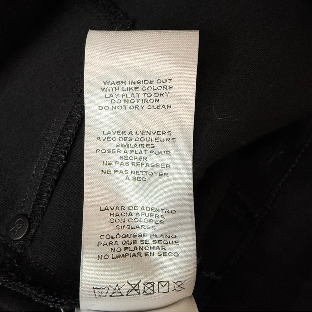 Good American Good Legs Black Coated Skinny Jeans Pants - Sz 8/29, NWT - Picture 12 of 14